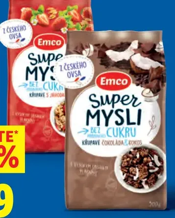 Emco Super Müsli rôzne druhy