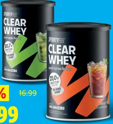 Sportyfeel srvátkový proteínový izolát Clear Whey