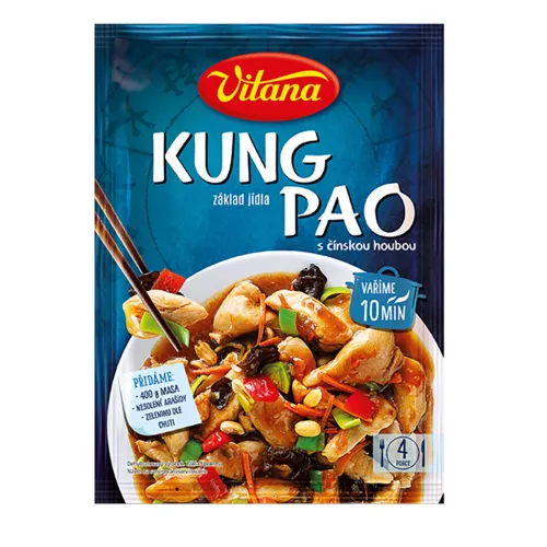 Vitana Kung Pao s čínskou hubou základ jedla