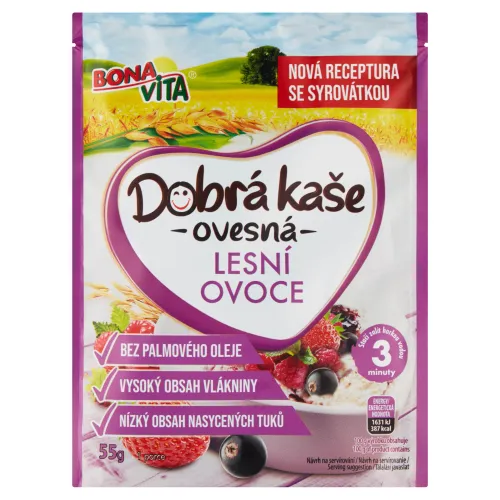 Bona Vita Dobrá kaše Ovsená kaša lesné ovocie