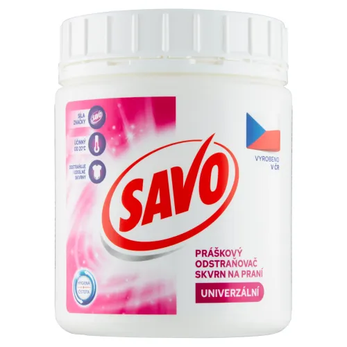Savo Práškový odstraňovač škvŕn univerzálny