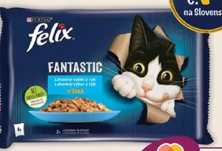 Felix Fantastic kapsička pre mačky Tasty Shreds multipack