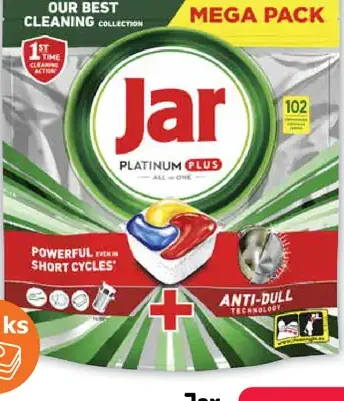 Jar Platinum Plus tablety All in 1 do umývačky