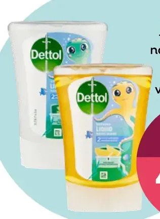 Dettol bezdotykové tekuté mydlo náhradná náplň vybrané druhy
