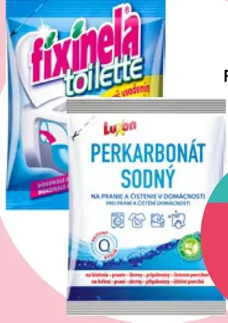 Luxon perkarbonát sodný / Fixinela toilette odstraňovač usadenín vybrané druhy
