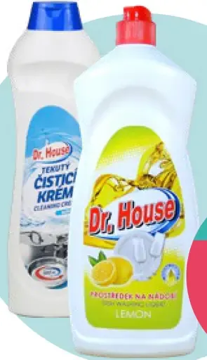 Dr. House tekutý čistiaci krém Active na riad a kuchyňu