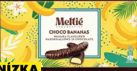 Meltíe banány v čokoláde