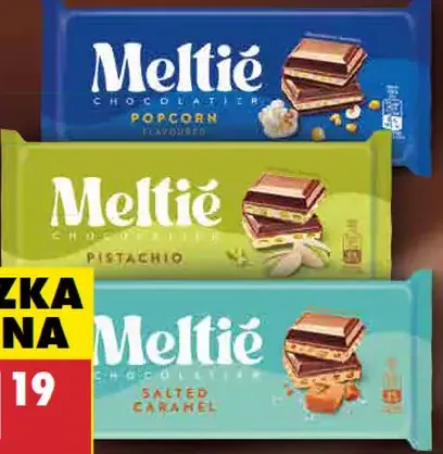 Meltíe čokoláda mliečna plnená rôzne druhy