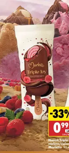 Marletto Triple Joy nanuk malina/čučoriedka/karamel