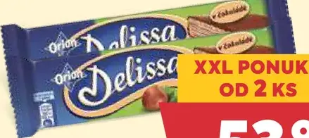 Orion Delissa celomáčané oblátky rôzne druhy