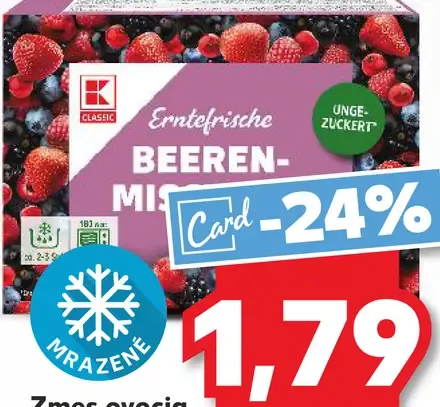 K-Classic Emtefrische Beeren zmes ovocia mrazená