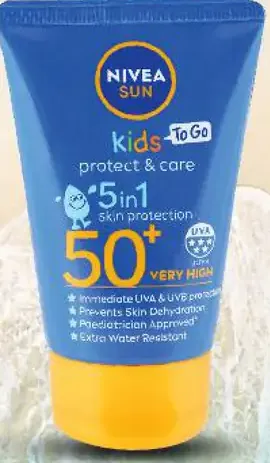 Nivea Sun Kids To Go mlieko na opaľovanie pre deti OF 50