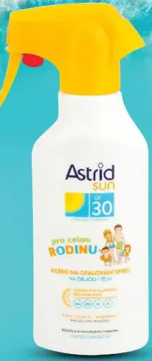 Astrid Sun mlieko na opaľovanie pre celú rodinu OF 30
