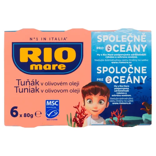 Rio Mare Tuniak v olivovom oleji 6 x