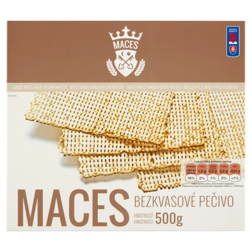 Maces Bezkvasové pečivo