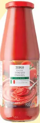 Tesco pasírované paradajky