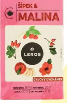 Leros Čajová chvíľka šípka a malina
