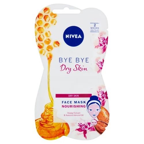 Nivea Bye Bye Dry Skin výživná maska 2 x