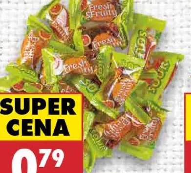 Wawel želé cukríky plnené kyslé Fresh & Fruity