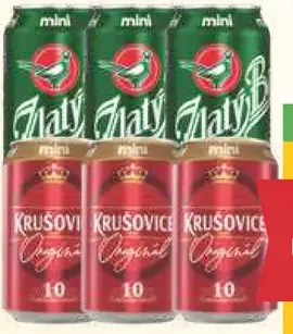 Krušovice Zlatý Bažant mini svetlé pivo 10 % plechovka