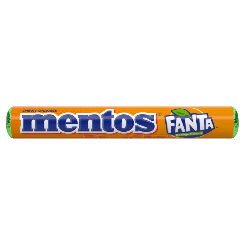 Mentos Fanta pomarančov príchuť