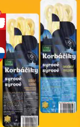 Syrové korbáčiky 2 druhy