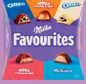 Milka Favourites pralinky