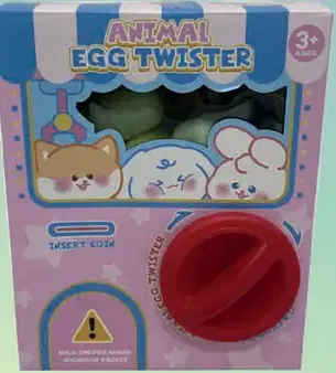 Animal Egg Twister detský automat so zvieratkami kapsuly s figúrkami