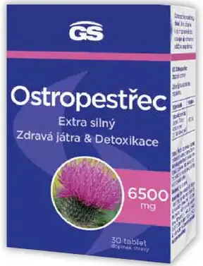 GS Ostropestřec extra silný, 30 tabliet