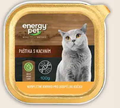 Energy Pet paštéta pre mačku s tuniakom