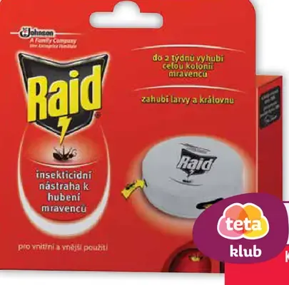 Raid proti mravcom návnada