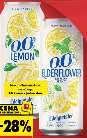 Edelmeister radler citrón 0,0 %