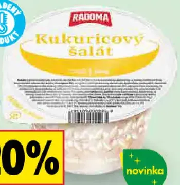 Radoma kukuricový šalát