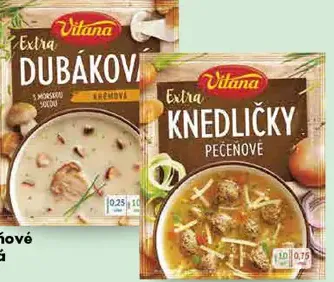 Vitana Extra pečeňové knedličky / dubáková polievka