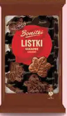 Bonitki sušienky polomáčané listky kakaové/maslové