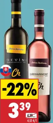 Víno biele Devín Chateau Topoľčianky