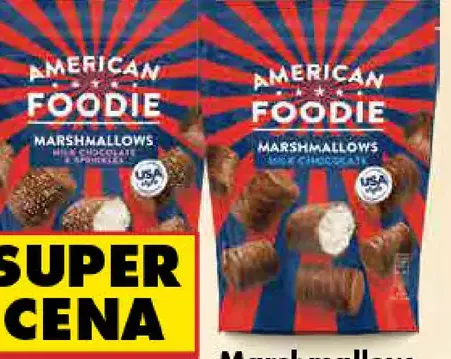 American Foodie marshmallow v čokoláde/s posýpkou