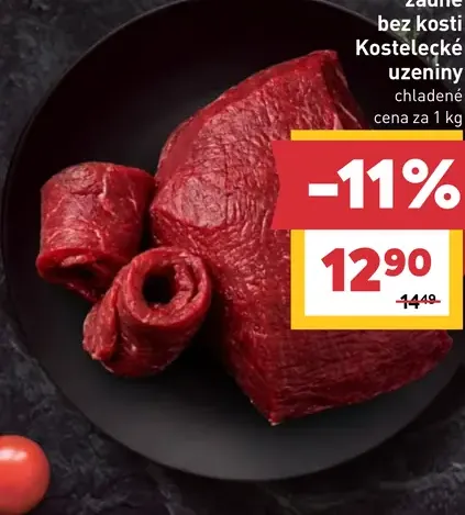 Hovädzie zadné bez kosti Kostelecké uzeniny chladené