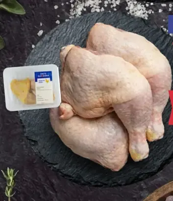 Kuracie stehnenné štvrte v ochrannej atmosfére