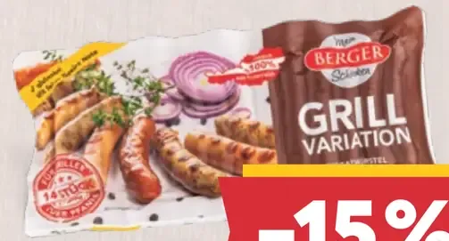 Berger Grill Variation bravčová klobása mix na gril