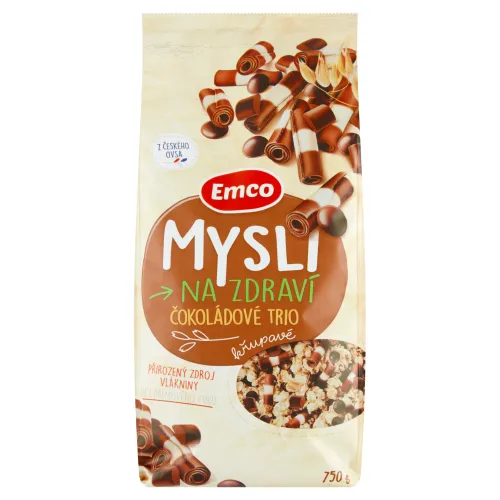 Emco Mysli na Zdraví Chrumkavé čokoládové trio