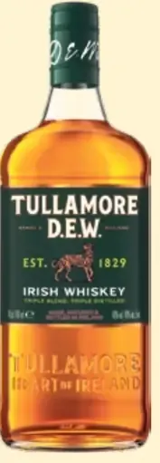 Tullamore Dew írská whiskey Original, honey alebo caffe honey
