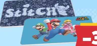 Raňajková podložka s motívom Super Mario alebo Stitch
