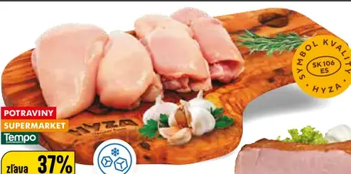 Kuracie rezne a stehná bez kosti a kože chladené