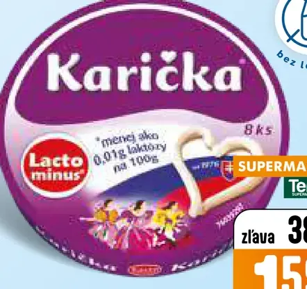Karička Lacto minus tavený syr