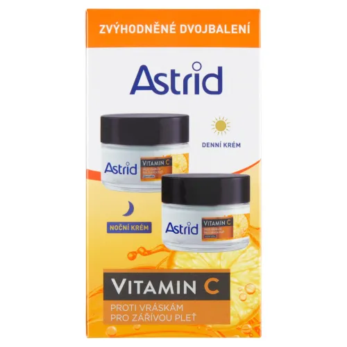 Astrid Vitamin C denný a nočný krém proti vráskám 2 x