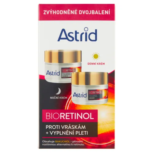 Astrid Bioretinol denný a nočný krém proti vráskam 2 x