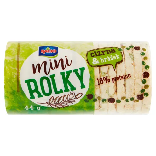Racio Mini rolky chlebíčky cícerové s hráškom