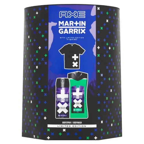 Axe Martin Garrix balíček Limited Edition pánsky dezodorant sprej, sprchovací gél + tričko