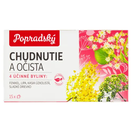 Popradský Chudnutie a očista bylinný čaj